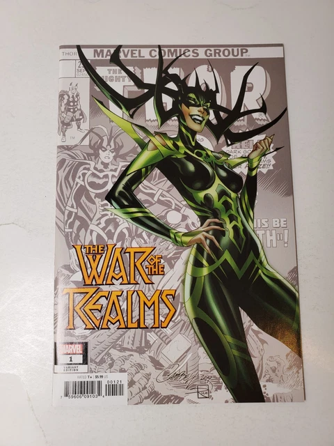 War of the Realms #1 (2019) J. Scott Campbell Hela variant NM see pics