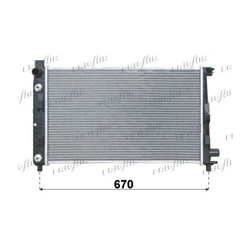 Frigair 0107.9062 Radiatore Auto: Ricambio Qualità Originale, Testato E Installazione Garantita