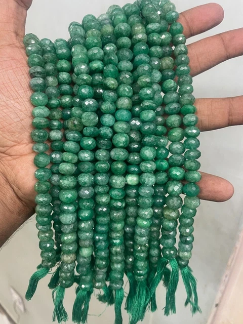 Perles Apatite Facettées 3mm - Brin Naturel Pour Création Bijoux
