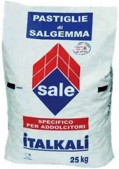 Sale in Pastiglie per Addolcitori Acqua Depuratori Salgemma Naturale Italiano Sa