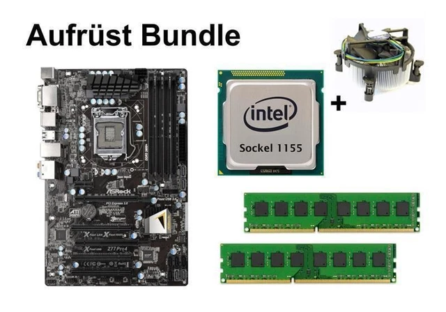 Combos de CPU y placas base, Componentes/piezas ordenador
