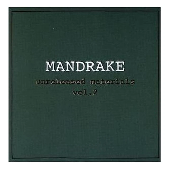 平沢進/MANDRAKE unreleased materials vol.1 MANDRAKE UNRELEASED