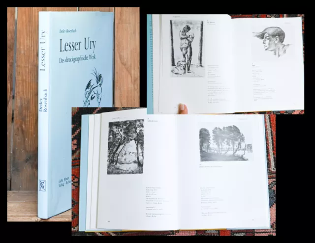 2002 Lesser Ury Werkverzeichnis Druckgraphik Rosenbach Das druckgraphische Werk