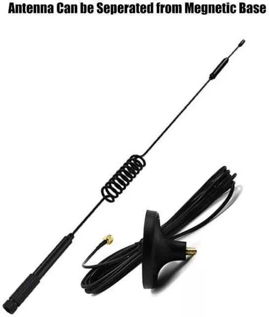 High Gain Magnetic Antenna 7dBi 3G 4G LTE SMA for Cel-Fi Go , Modem Phone