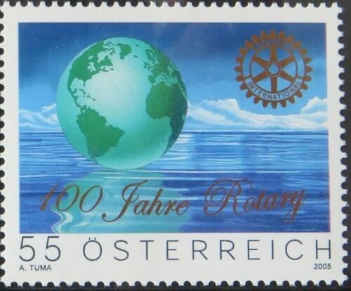 Österreich ANK 2551 SM - Sondermarke - 100 Jahre Rotarier ** postfrisch MNH
