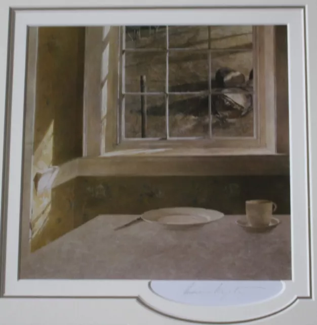 Andrew Wyeth Hand-Signed Print of "Groundhog Day." Matted. Guaranteed Authentic. Andrew Wyeth Hand-Signed Print of "Groundhog Day." Matted. Guaranteed Authentic.