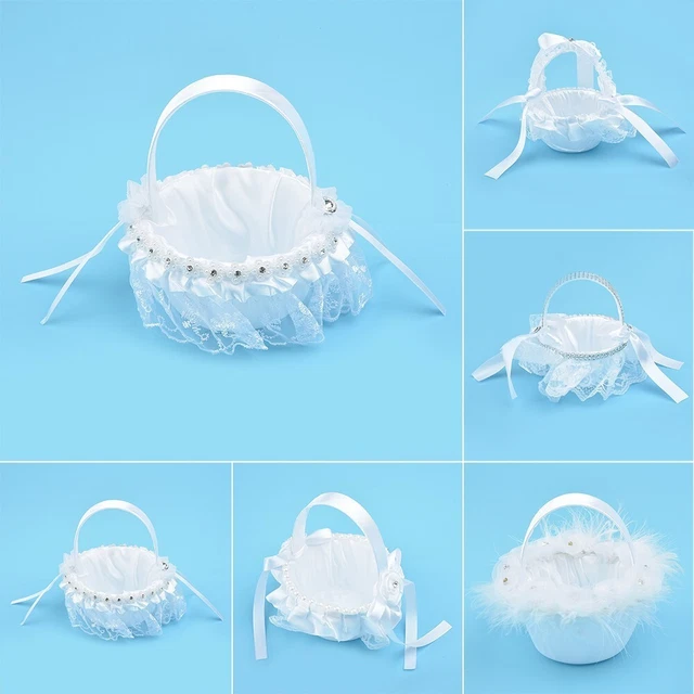 Fleur Panier Mariage Supply Fille Pétales Récipient Event Décor Maison Cadeau