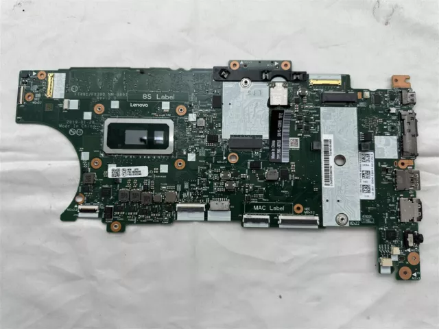 Used Genuine Lenovo ThinkPad T490s Intel Motherboard i7-8665u 8GB RAM 01HX940