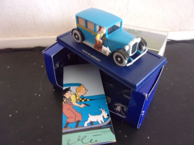 Voiture Miniature - Le Taxi De Tintin En Amérique (Atlas, échelle 1:43) - Occasion