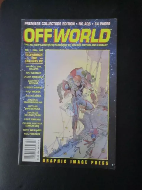 Offworld Magazine #1 Premiere Edition Illustrated Magazine of SF