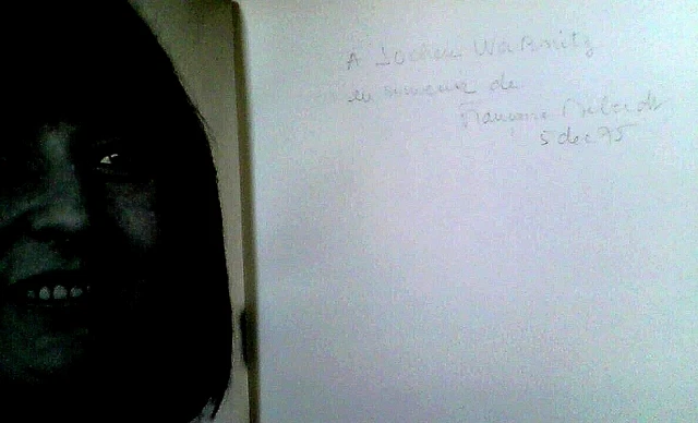 Francoise Deberdt, pers. Widmung 5.dec.75 in Bildband