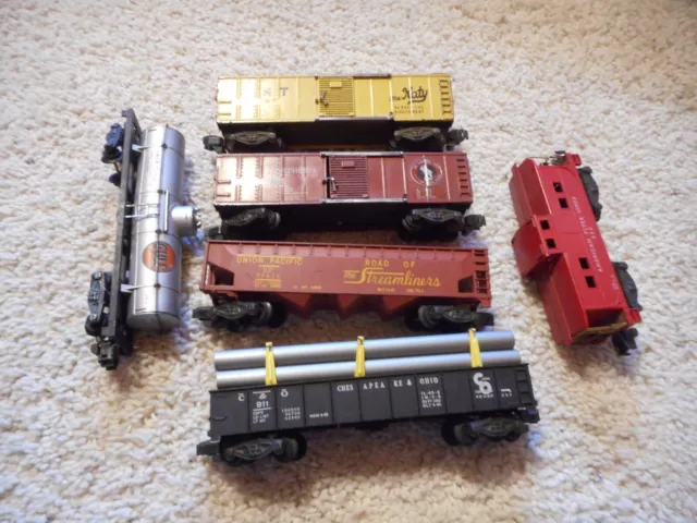 S  Guage American Flyer Freight Car Group (6)