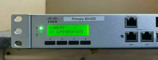 Cisco Meraki MX400 Cloud Managed Security Appliance 600-22010-A (portofrei)