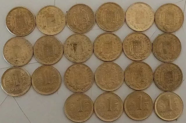 Monedas De 12 Pesetas Del Rey Juan Carlos I 1975 Y 1980