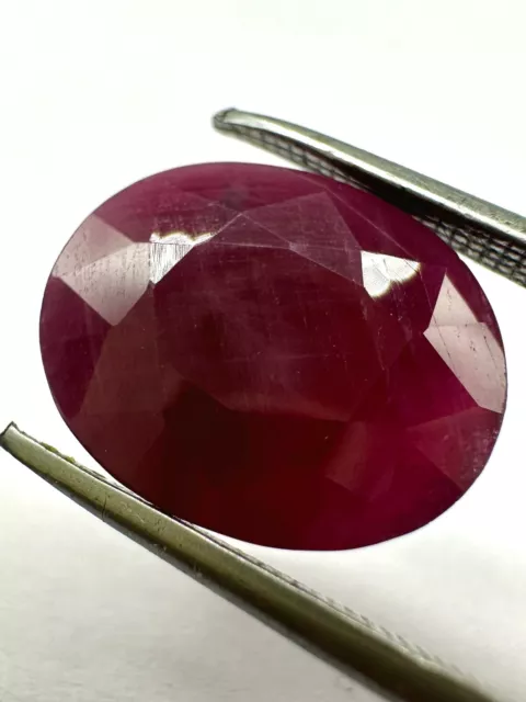 Pink Ruby Gemme, Naturel Rubis Ovale Coupe loose gemstone 6.5 CT 11x9mm