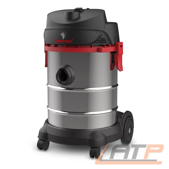 Aspirateur Industriel 2400W/3000W DeTec. - Prise Humide/Sèche, 65-100L, 230V, Portatif