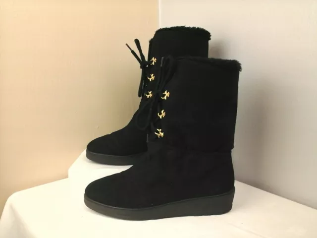 ROHDE WOMANS Black Mid Calf German Winter Boots EU 36 UK 3 Sympatex Warm 29.99 PicClick UK