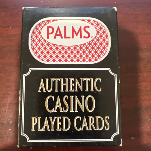 Palms Casino Las Vegas SEALED Vintage Playing Card Deck Casino Used