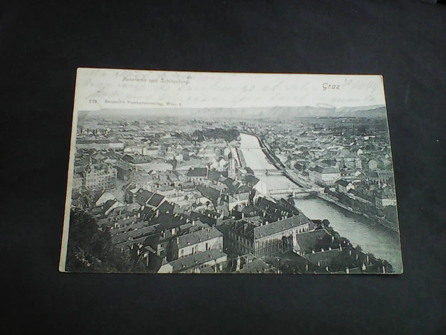 * Graz, 1899,Panorama vom Schlossberg