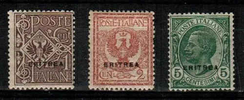 Eritrea Scott 88-90 Mint hinged (Catalog Value $25.50)