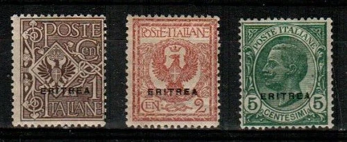 Eritrea Scott 88-90 Mint hinged (Catalog Value $25.50)