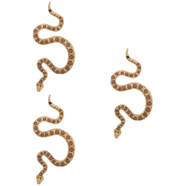 3 piezas Simulación Serpiente Juguete Broma Creativa Juguete Serpientes Juguete Juguete Serpientes Juguete