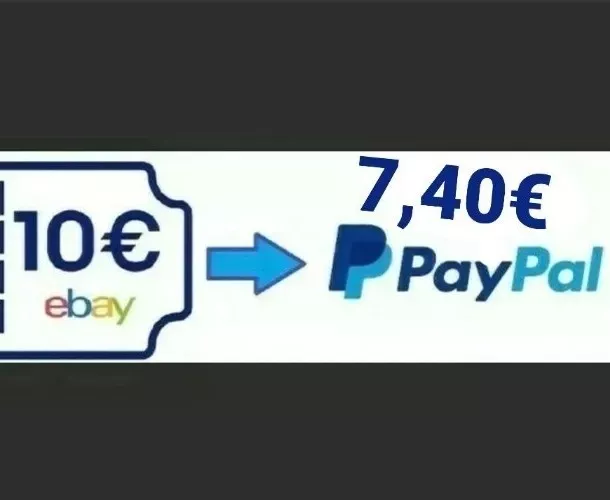 Converti buono Ebay 10 in 7.54€ Amazon o Paypal (Ultimi 10)