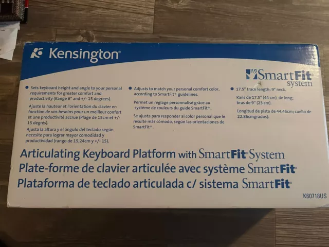 Kensington Articulating Keyboard Platform with SmartFit System K60718US