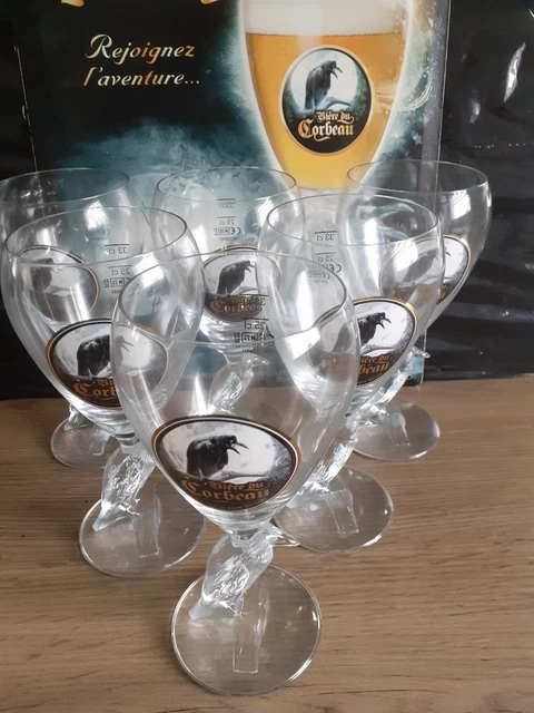Verres à Biere Affligem Rare Lot De 6 - 50cl Neufs - Verres Design Pour Bière Premium