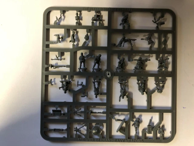15Mm Late War German Heavy Weapons  Sprue - Plastic Soldier Company