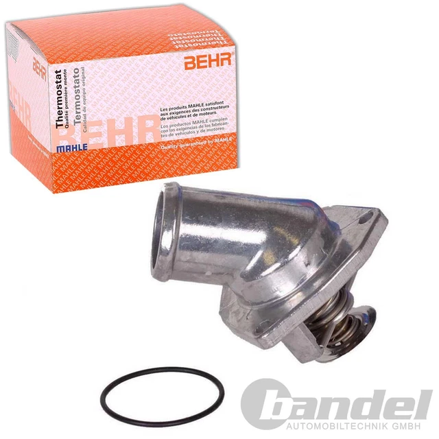 ALLOGGIAMENTO TERMOSTATO BEHR + GUARNIZIONE adatto per OPEL ASTRA F DAEWOO 1.8 ANNO 91-99