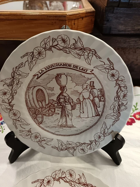 Assiette Publicitaire Yves Rocher Vintage - Un Mariage à La Campagne N°1 - Années 80