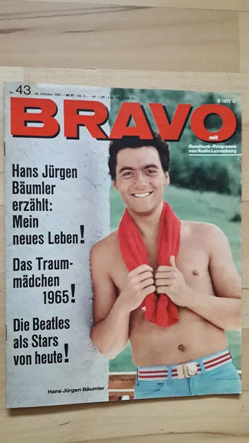 BRAVO Nr.43 vom 18.10.1965 Francoise Hardy, Marie Versini, Elvis Presley Beatles