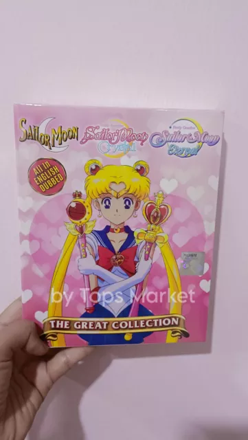 Sailor Moon Complete Collection - Anime Tv Dvd (1-239 Eps + 5 Movies) (Eng Dub)