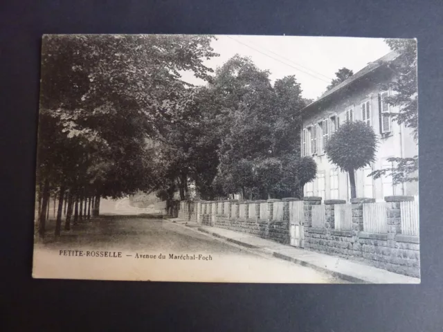 PETITE ROSSELLE Moselle CPA 57 Avenue du marechal Foch
