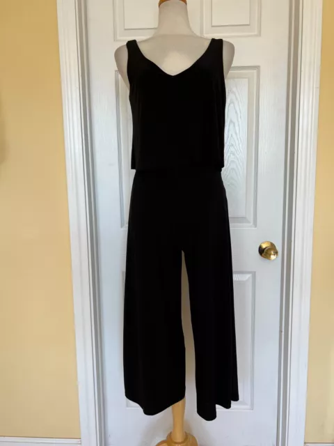 TAHARI black jumpsuit size S