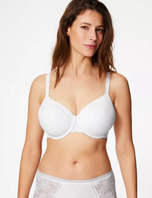 ex M&S BODY UNDERWIRED SUPERLIGHT SMOOTHING FULL CUP Bra with