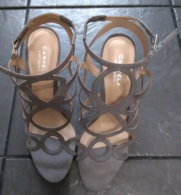 KURT GEIGER CARVELA Kast Brown Sandals Size 6 Brand New Boxed 60.00 PicClick UK