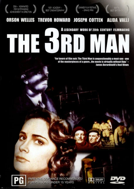 THE 3RD MAN Orson Welles, Trevor Howard, Joseph Cotton, Carol