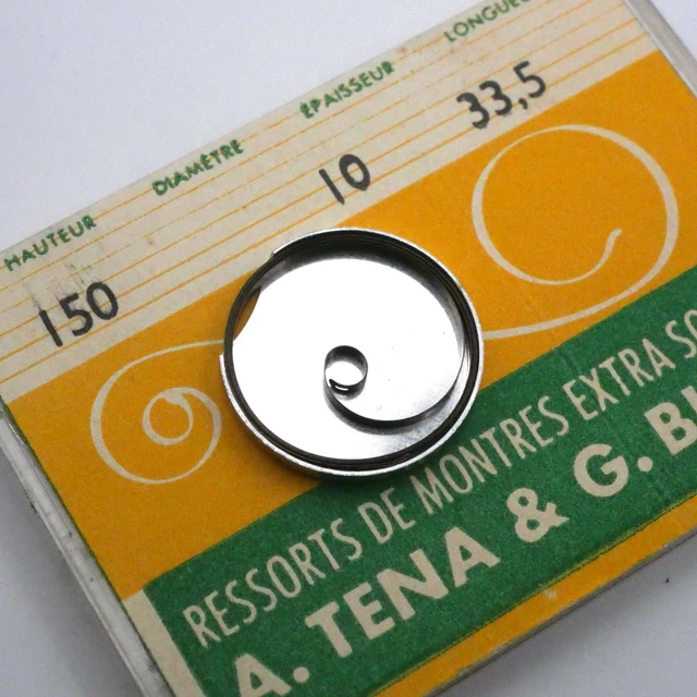 Ressort Barillet Pour Montre LIP R40 B.S - Neuf Sans Emballage