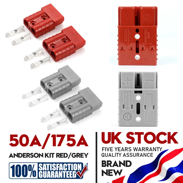 50 / 175AMP FOR ANDERSON Plug CABLE TERMINAL BATTERY POWER CONNECTOR ...