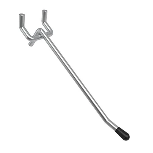 Pegboard Hooks Shelving Fit 1/8Â And 1/4Â Peg Board 6 Inch Long With Rubber...