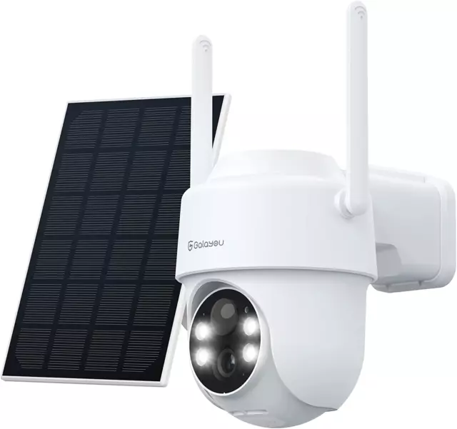 Camera Surveillance Wifi Exterieure Sans Fil Batterie - Panneau Solaire, 2K Came