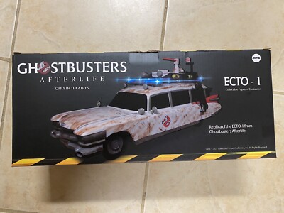 ghostbusters afterlife ecto 1 popcorn container