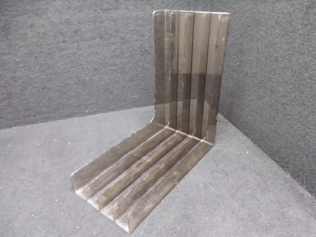 LP Storage For Approx. 40 Lp's, Plastic, Anthracite/Brown #IK-492