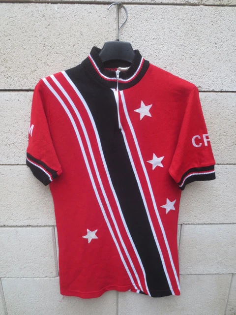 Maillot cycliste CYCLO Chauvé vintage jersey shirt camiseta