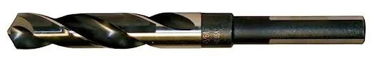 Cle-Line C17054 7/8 in. x 6 in. Black and Gold Oxide HSS S&D Twist Drill Bit
