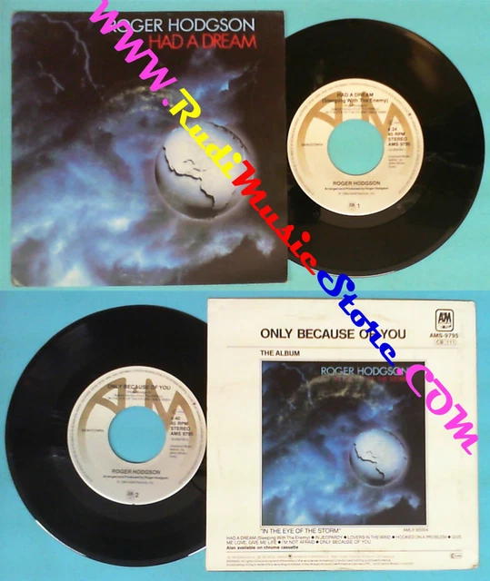 LP 45 7&& ROGER HODGSON Had a dream Only because of you 1984 Holland no