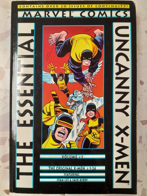 Essential Uncanny (Classic) X-men vol 1 TPB Bruce Timm front+back cover w/ wear