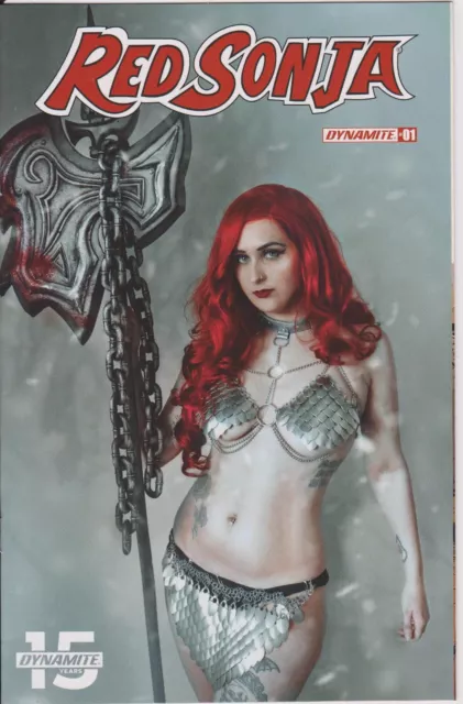Red Sonja Issue #1 Comic Book. Volume 5. Cosplay Photo Cover E. Dynamite 2019